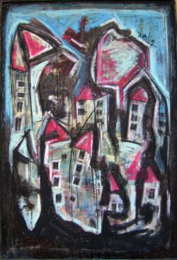 oil on canvas 90x55cm