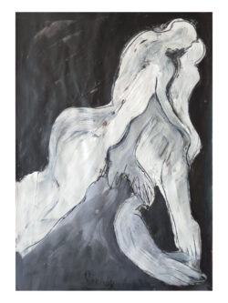 acrylic, pencil on paper 90x66cm