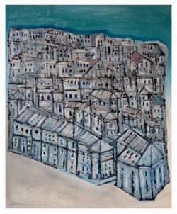 oil on cardboard 90x100cm